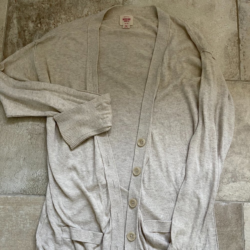 Mossimo Cream Button Cardigan - Women's Medium